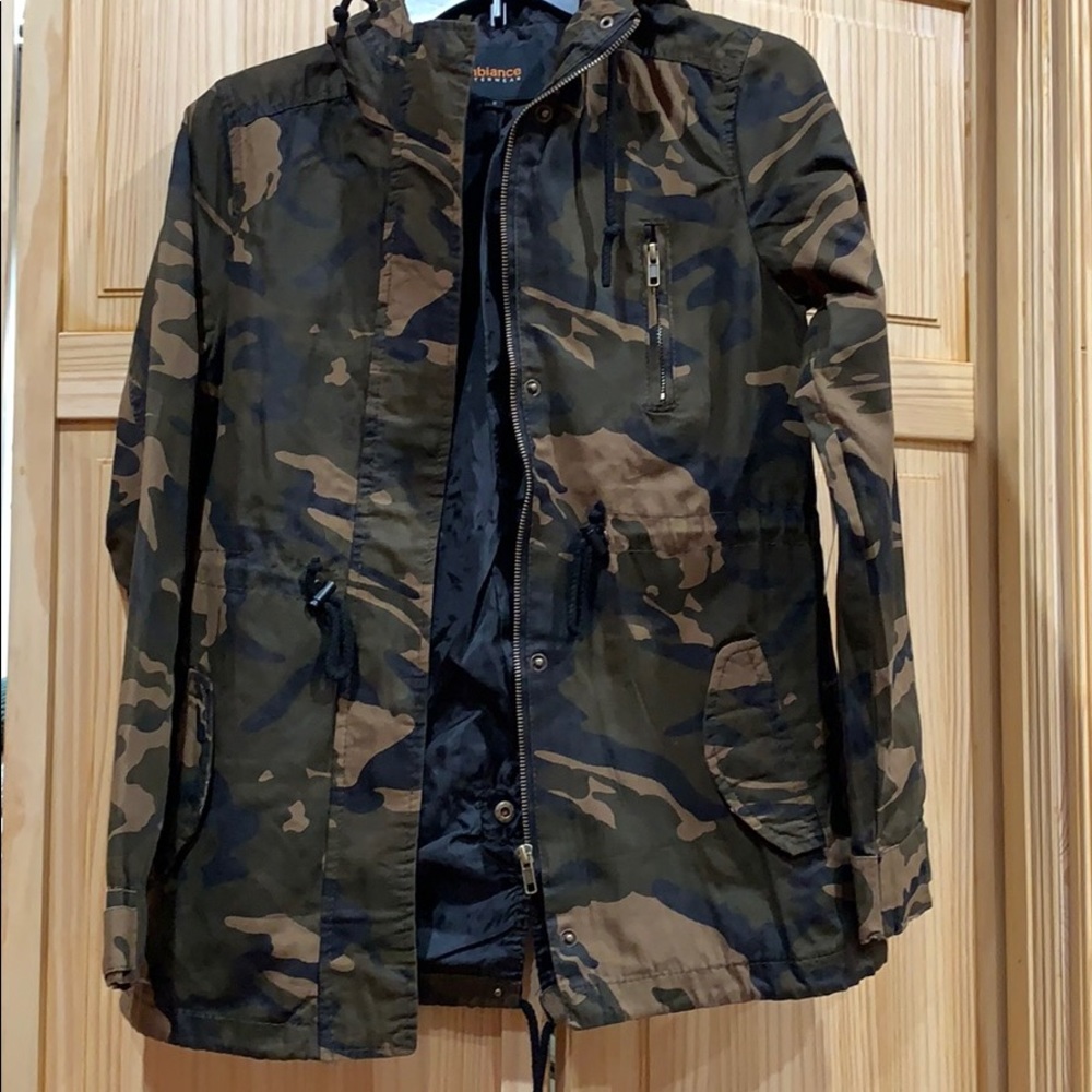 Camo utility jacket